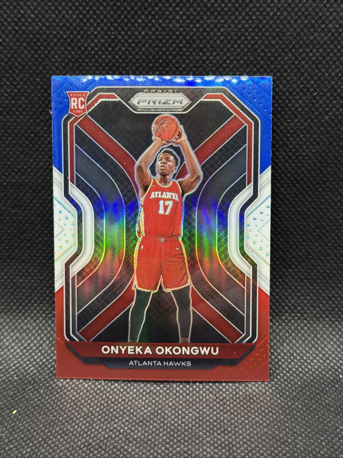 2020-21 Panini Prizm - Onyeka Okongwu #260 Red White & Blue Prizm (RC) 26-028