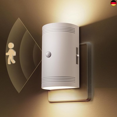 LOHAS-LED Nachtlicht mit Bewegungsmelder, Warmweiß 3000K, 0-100lm Helligkeit 