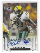 John Crockett  Autograph 2015 Leaf Draft Card #BA-JC2 North Dakota St Packers