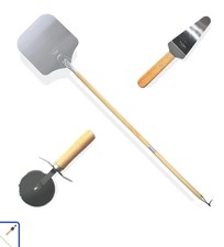 V Care Pizza Peel with Long Detachable Handle