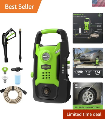 #ad Lightweight and Certified Compact Electric Pressure Washer with 20 FT Hose $219.99