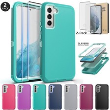 For Samsung Galaxy S22 Plus Heavy Duty Shockproof Case Cover / Screen Protector
