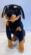 Tiger Tale Toys Rottweiler Plush Dog Stuffed Animal Realistic 14 Inch Dog BIN 43