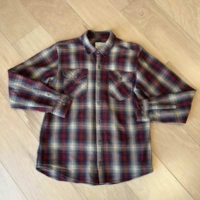 Sitka Live Among The Trees Button Up Flannel Shirt Long Sleeve Men s Small