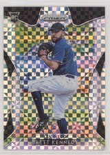 2019 Panini Prizm Tier III Plaid Power Prizm 73/75 Brett Kennedy #215 uk2