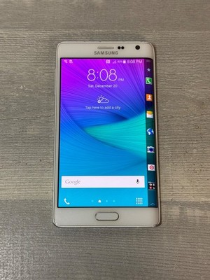 Samsung Galaxy Note 4 Edge SM-N915F 32GB Unlocked Smartphone Very Good White A+
