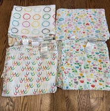 ADEN  ANAIS ZUTANO CLASSIC MUSLIN BABY SWADDLES BLANKET FAIRGROUND LOT OF 4
