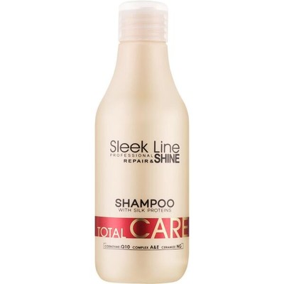 Shampoo alle proteine della seta Stapiz Sleek Line Total Care Shampoo 300 ml