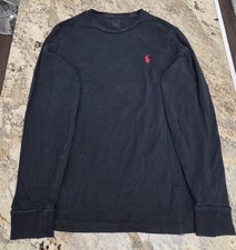 POLO Black Long-sleeve T-shirt S Unisex Adults