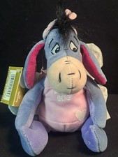NWT RARE Disney Store 2000 Eeyore Love Bug Plush Stuffed Animal Butterfly Hearts