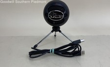 Blue Snowball Ice USB Wired Condenser Microphone - Black - Tested  WNXXM4 