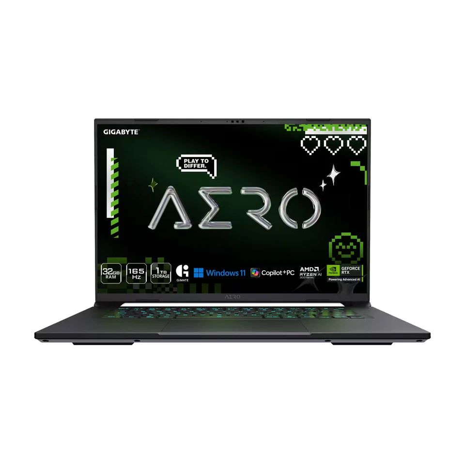 GIGABYTE - AERO X16 - Copilot+ PC - 16" 2560×1600 WQXGA AMD Ryzen Al 7 350 - ...