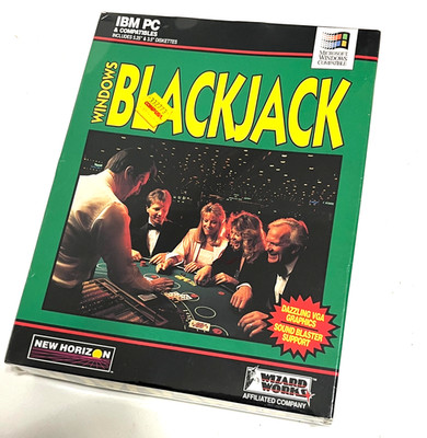 WINDOWS BlACKJACK PC CD-ROM Wizard Works IBM & Compatibles FACTORY SEALED