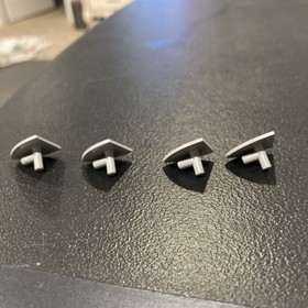 Lego Black Knights Shield for 6085, 6086, 6059, 6057, 6034, 1491 - Lot of x4