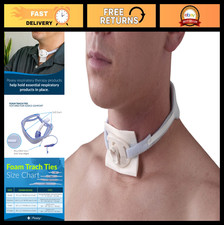 Large Foam Tracheostomy Tube Holder - 12 Pack Trach Ties for Home Care