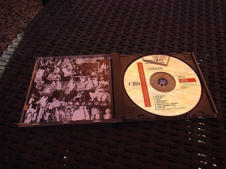 Reptile Smile - Automatic Cool (Original CD CBS Records First Press) - Bild 2 von 3