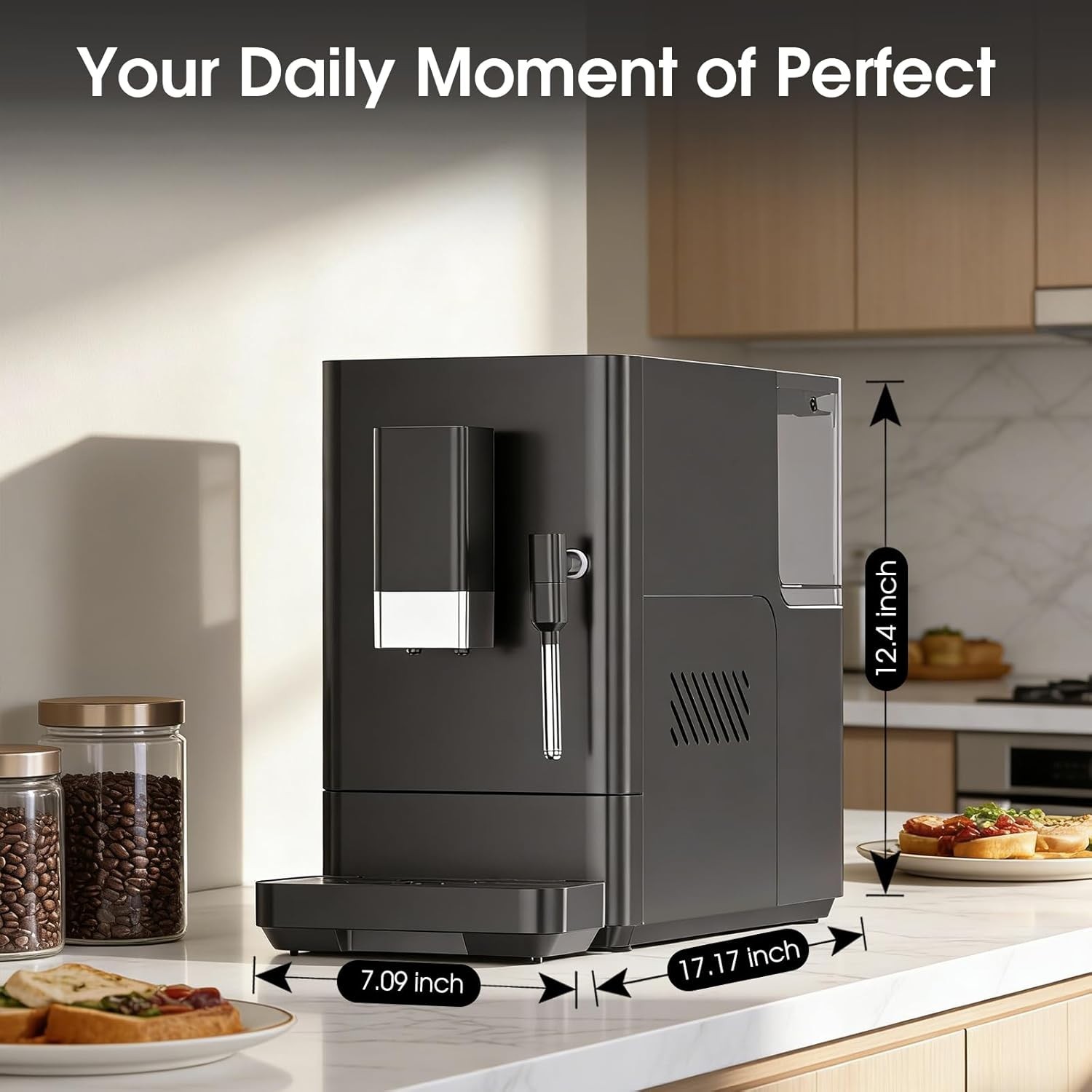 De'Longhi COM530M All-in-One Combination Coffee and Espresso Machine - Black