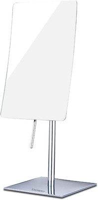 DOWRY 5X Tabletop Magnifying Makeup 13.8''L x 4.9''W, Chrome-5x 