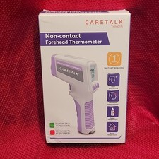 THERMOMETER Non-contact CARETALK TH5001N Instant Forehead purple Sealed NOS NIB