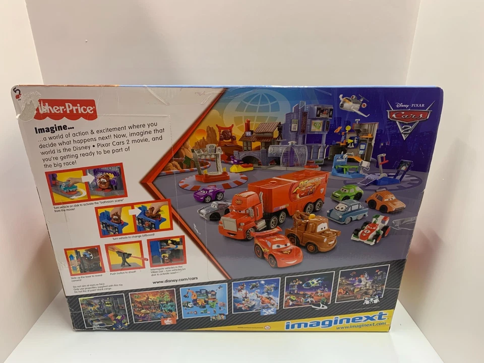 IMAGINEXT DISNEY PIXAR CARS Tokyo & Villian Playset Toysrus Exclusive  Rare - Image 4 of 4