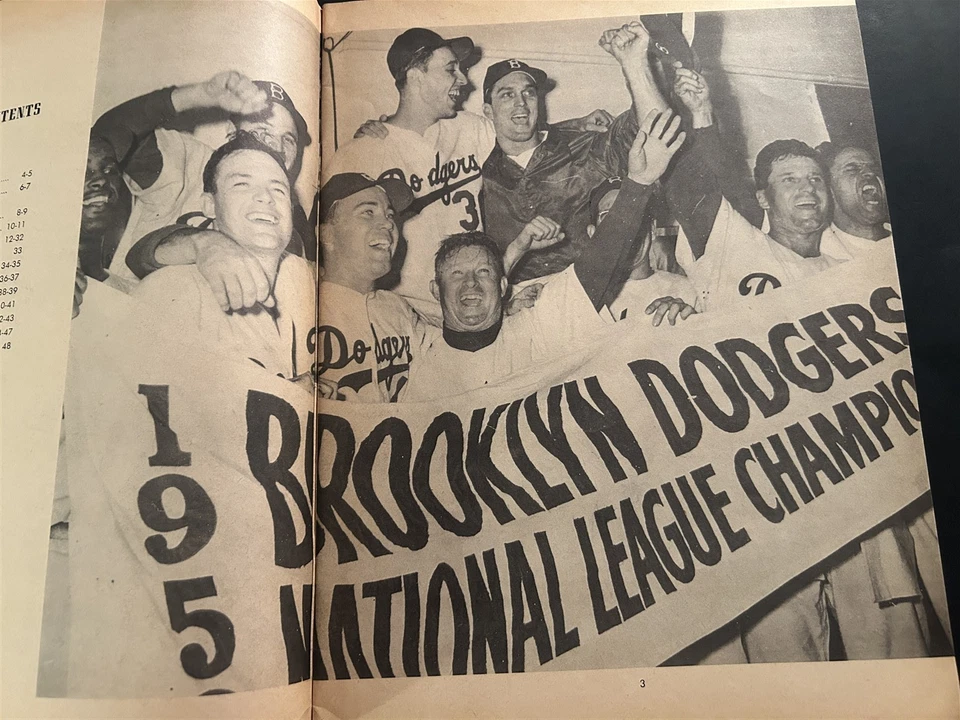 1953 BROOKLYN DODGERS ежегодник Джеки РОБИНСОН Pee Wee REESE Duke SNIDER Hodges - Изображение 4 из 4
