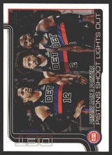 Pistons Rain 3 Pointers: Pistons Shoot Lights Out #279 2025-26 Topps