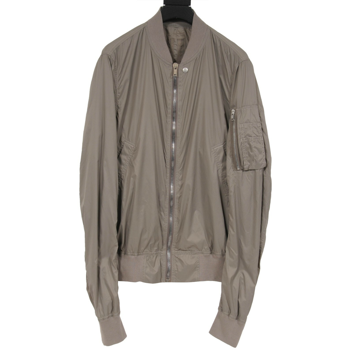 Rick Owens Drkshdw Flight Bomber Jacket Medium Dust Pearl Grey 