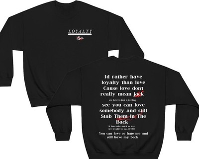 21Savage Loyalty Love Sweatshirt Unisex Fan Gift S-5XL