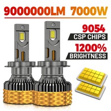 7000W H4 H7 Canbus H11 H1 H3 H8 LED Headlight Bulb Fog Light Kit for Auto 6000K