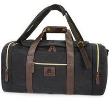 Duffle Bag for Travel, 50L Canvas Duffle Bag Vintage Travel Bag Overnight Bag...