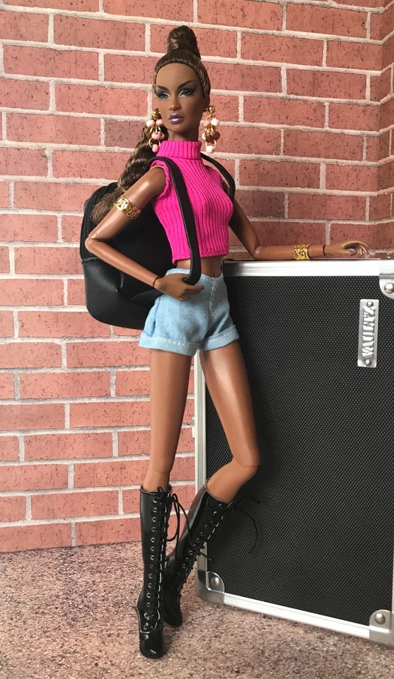 Conjunto de muñeca moderno para muñecas de moda realeza, amapola y 12" - Ropa de diseñador de muñeca Foto 4 de 4