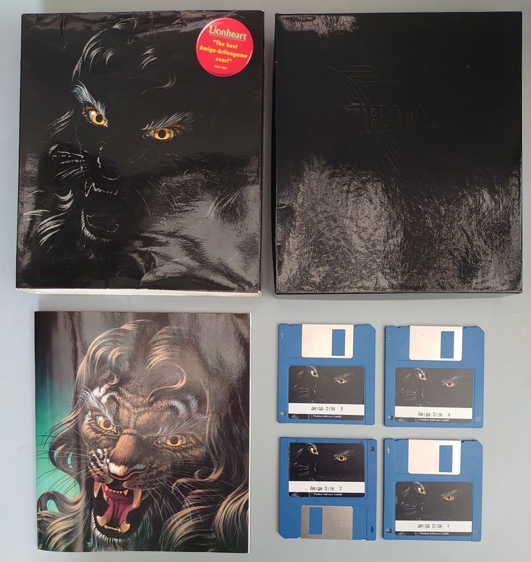 LIONHEART - Commodore Amiga - by Thalion 🕹️TESTED & WORKING🕹️