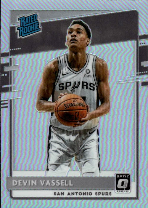 2020-21 Donruss Optic Devin Vassell #161 Holo San Antonio Spurs 15N