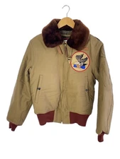 Buzz Rickson's Zipper Damaged/Ribbing Pilling/B-15/COLVINEX/With Whistle/38/Cot