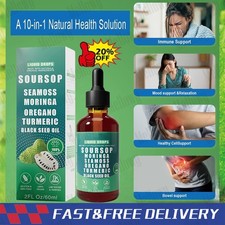 Vyxion Soursop Bitters Liquid Drops - Immunity, Liver, Gut  Antioxidant US new