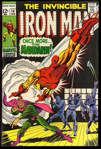 Iron Man #10 Very Nice Silver Age Superhero Vintage Marvel Comic 1969 FN-VF