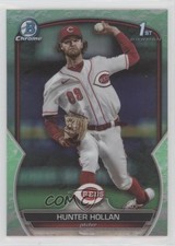2023 Bowman Draft Chrome Lunar Glow Refractor Hunter Hollan #BDC-59 11s9