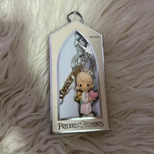 Precious Moments Boy Angel Blessed Key Chain/Bag Charm/Ornament brand new in box