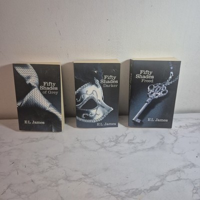 Fifty Shades Trilogy Set E L James Grey Darker Freed 3 Paperback Books