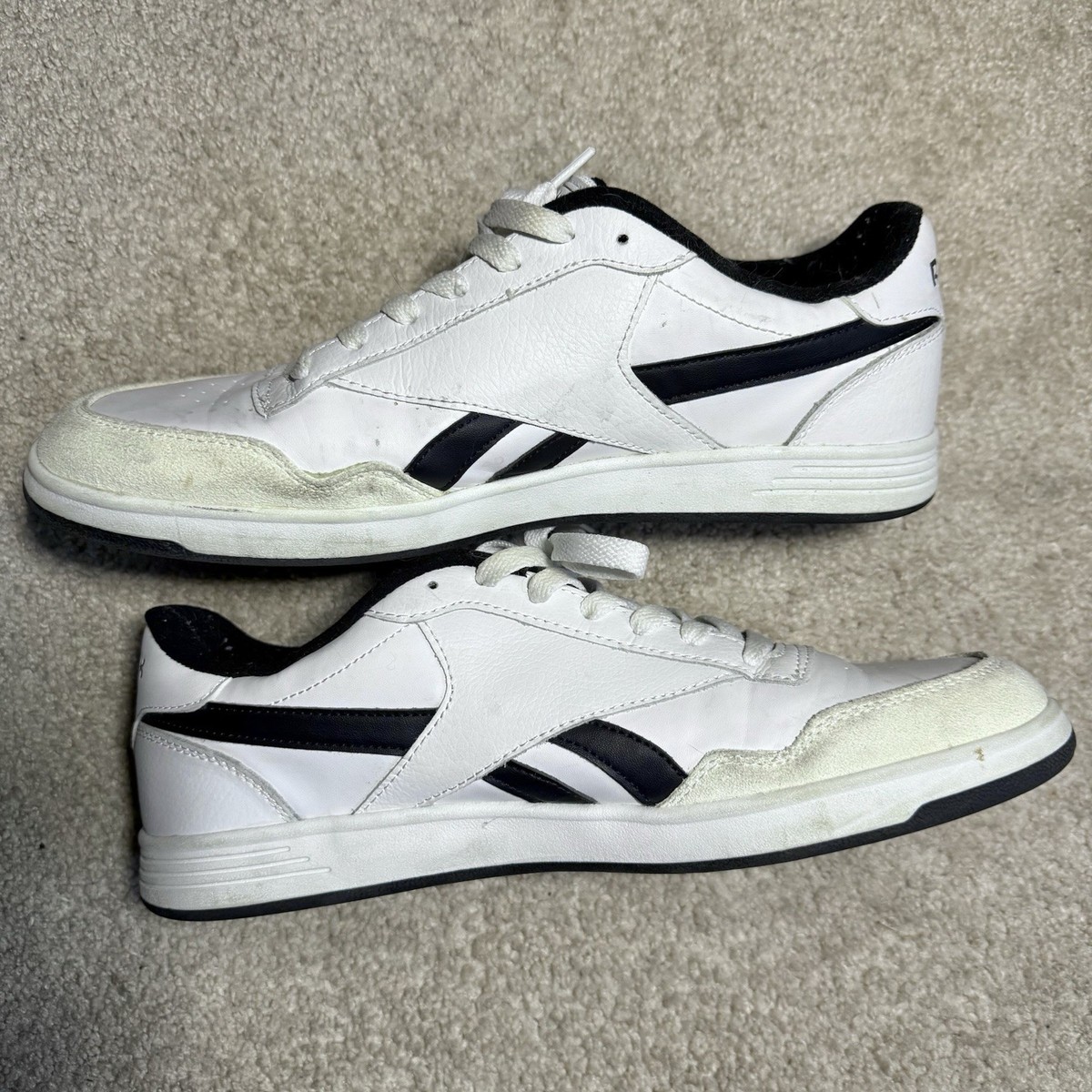 Reebok Royal Techque T size 11.5 Galaxy 7 white/black shoes | eBay