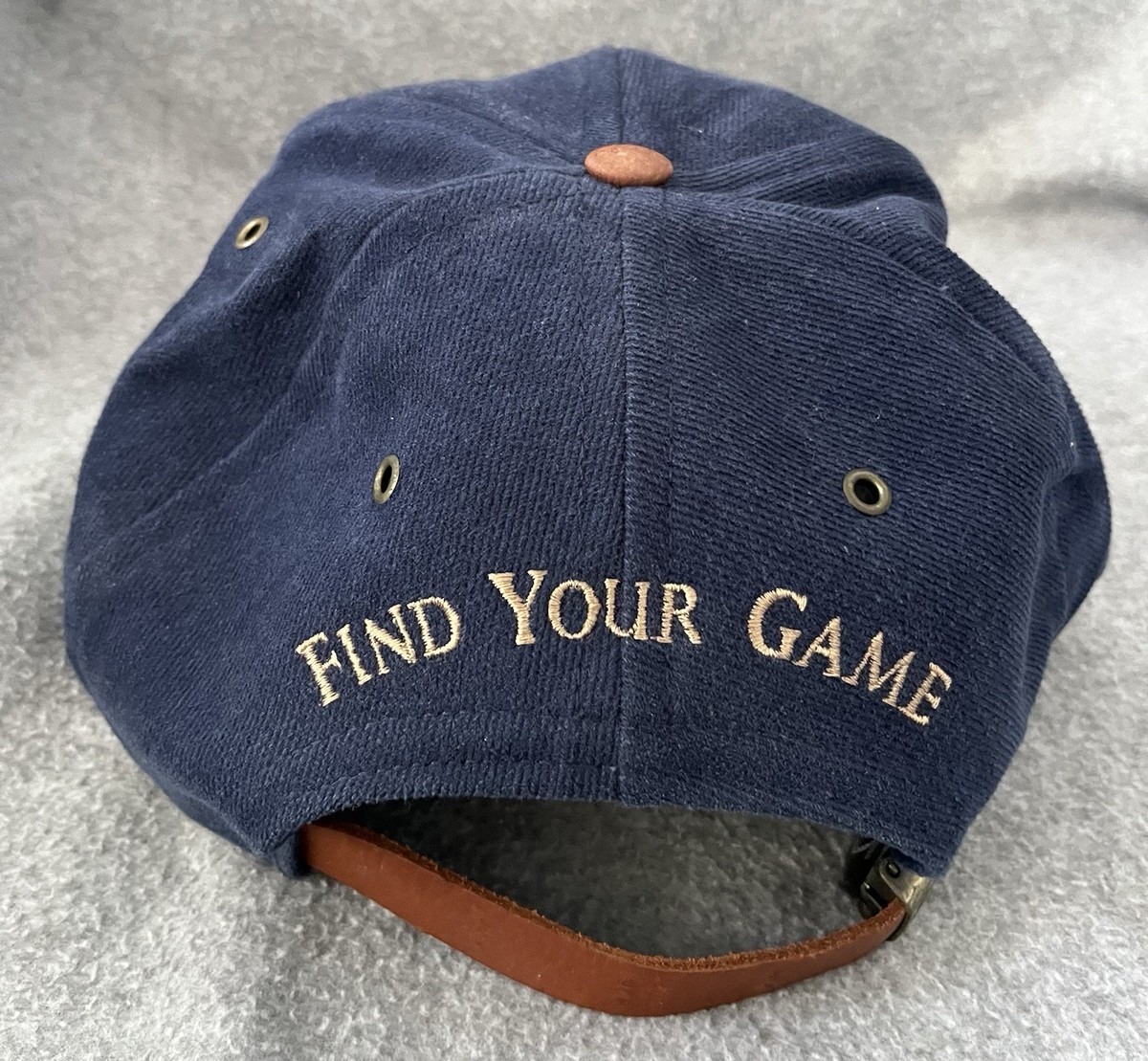 90s USA製 Reebok ゴルフキャップ グレー　Made in USA VTG Reebok Golf Cream Hat – Music City Vintage
