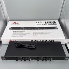 DBX 223XL Stereo 2-Way/Mono 3-Way Crossover Rack Mountable NEW
