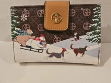 Giani Bernini Saffiano Sled & Dogs Wallet