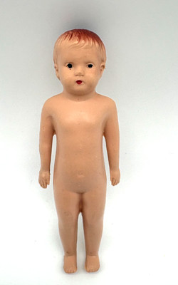 Vintage IRWIN Hard Plastic Doll Made USA 4½  Mini Doll Collectible