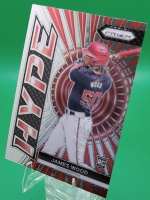 2024 Panini Prizm JAMES WOOD Hype 19 RC Rookie Card Insert Nationals