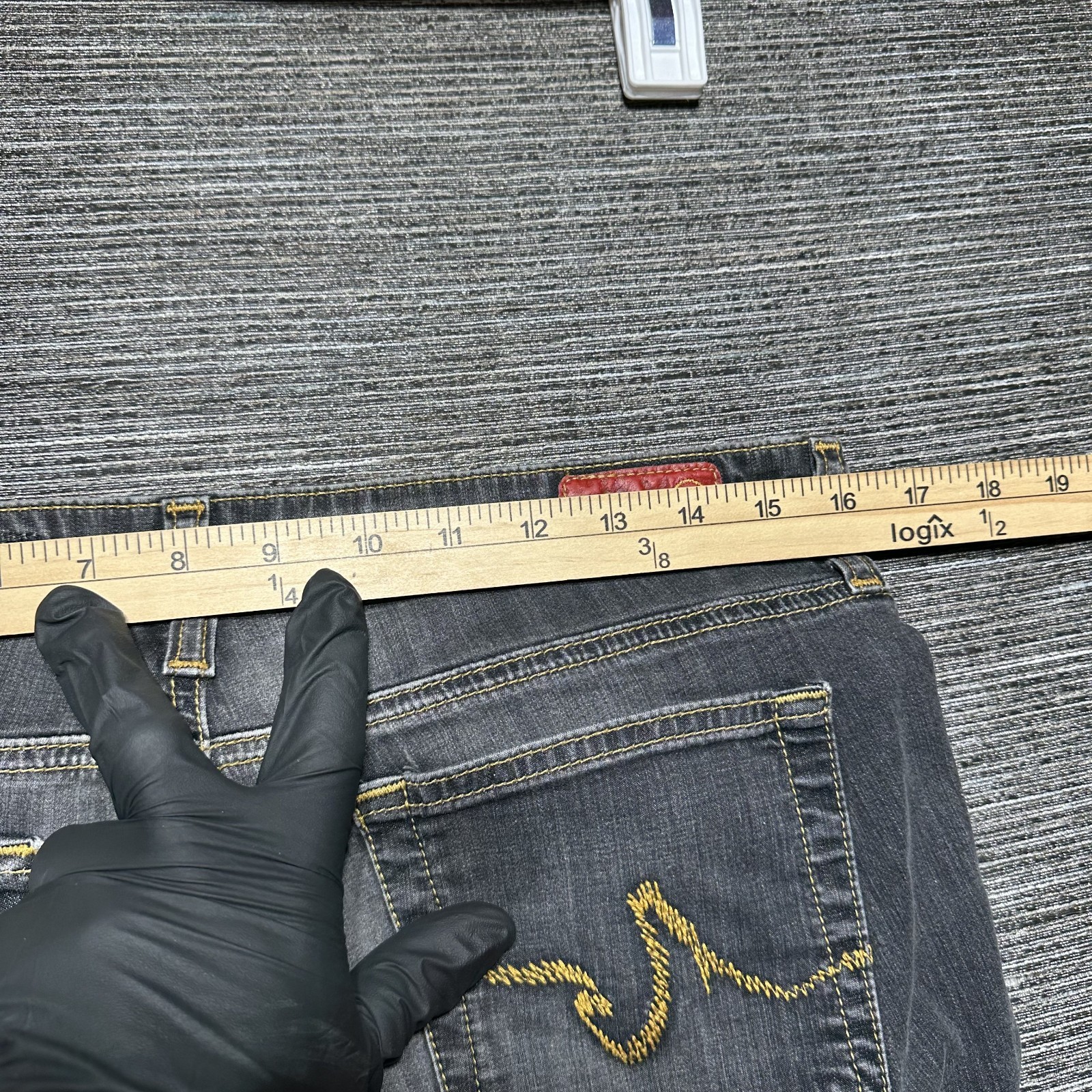 Adriano Goldschmied Jeans Women's Size 32x30 Gray Black The Angel Bootcut thumbnail 14