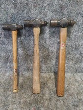 3 Vintage Ball Peen Hammers Plumb Craftsman Diamond