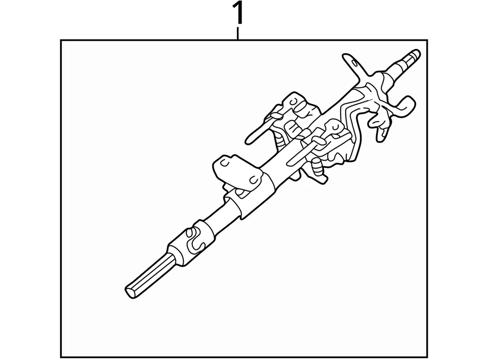 ПОДХОДИТ ДЛЯ 1998-2002 TOYOTA COROLLA POST ASM РУЛЕВОЕ УПРАВЛЕНИЕ 4520002091 - НОВЫЙ OEM - Изображение 3 из 3