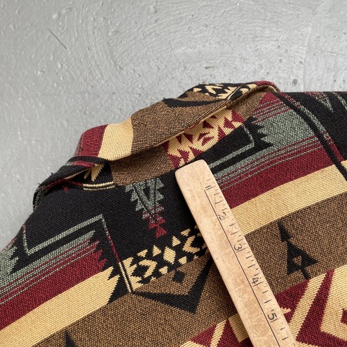 Vintage Seppe Southwestern Navajo Aztec Blanket Style Blazer Jacke Made USA M - Bild 8 von 11