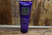 L’Oreal Paris Sulfate Free Brass Toning Purple Conditioner for Blonde, Bleached,